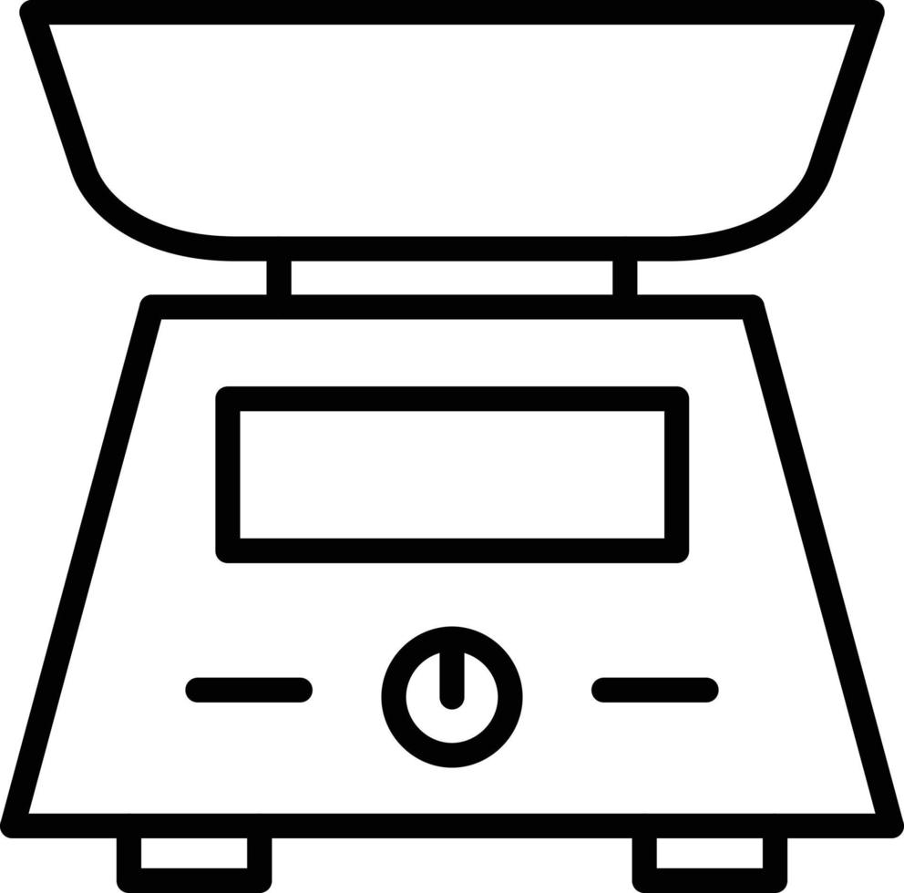 Balance Line Icon vector