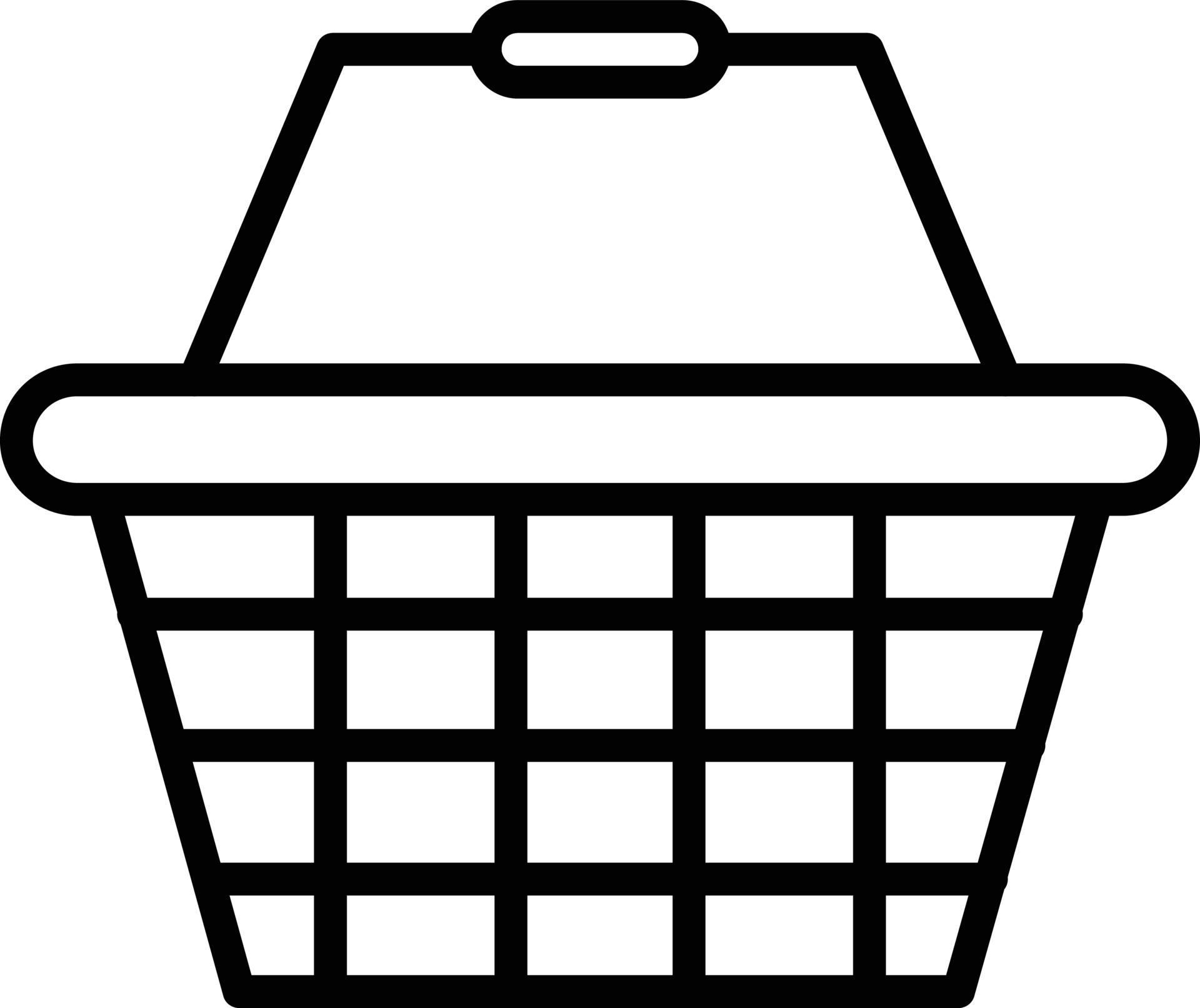 Basket Line Line Icon 10319917 Vector Art at Vecteezy
