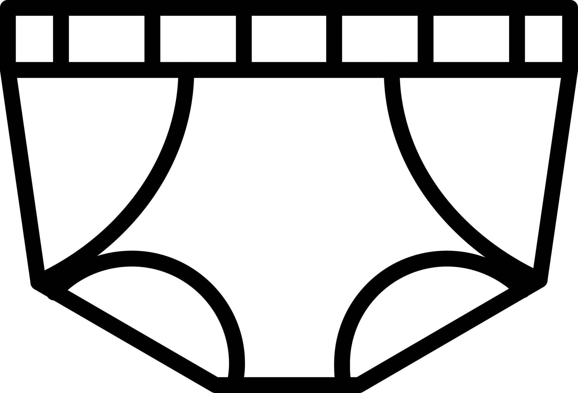 Underwear Line Icon 10319943 Vector Art at Vecteezy