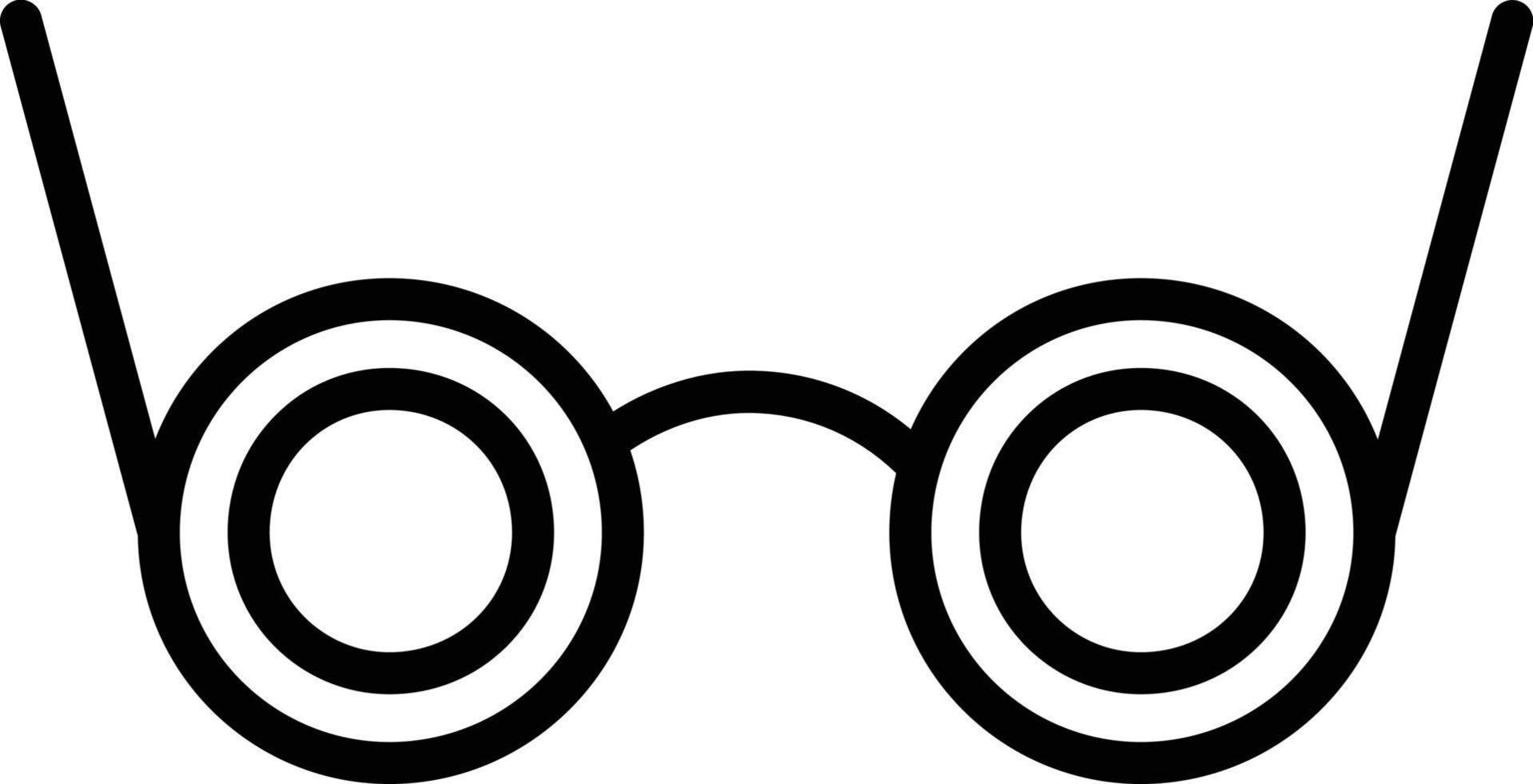 Glasses Line Icon vector