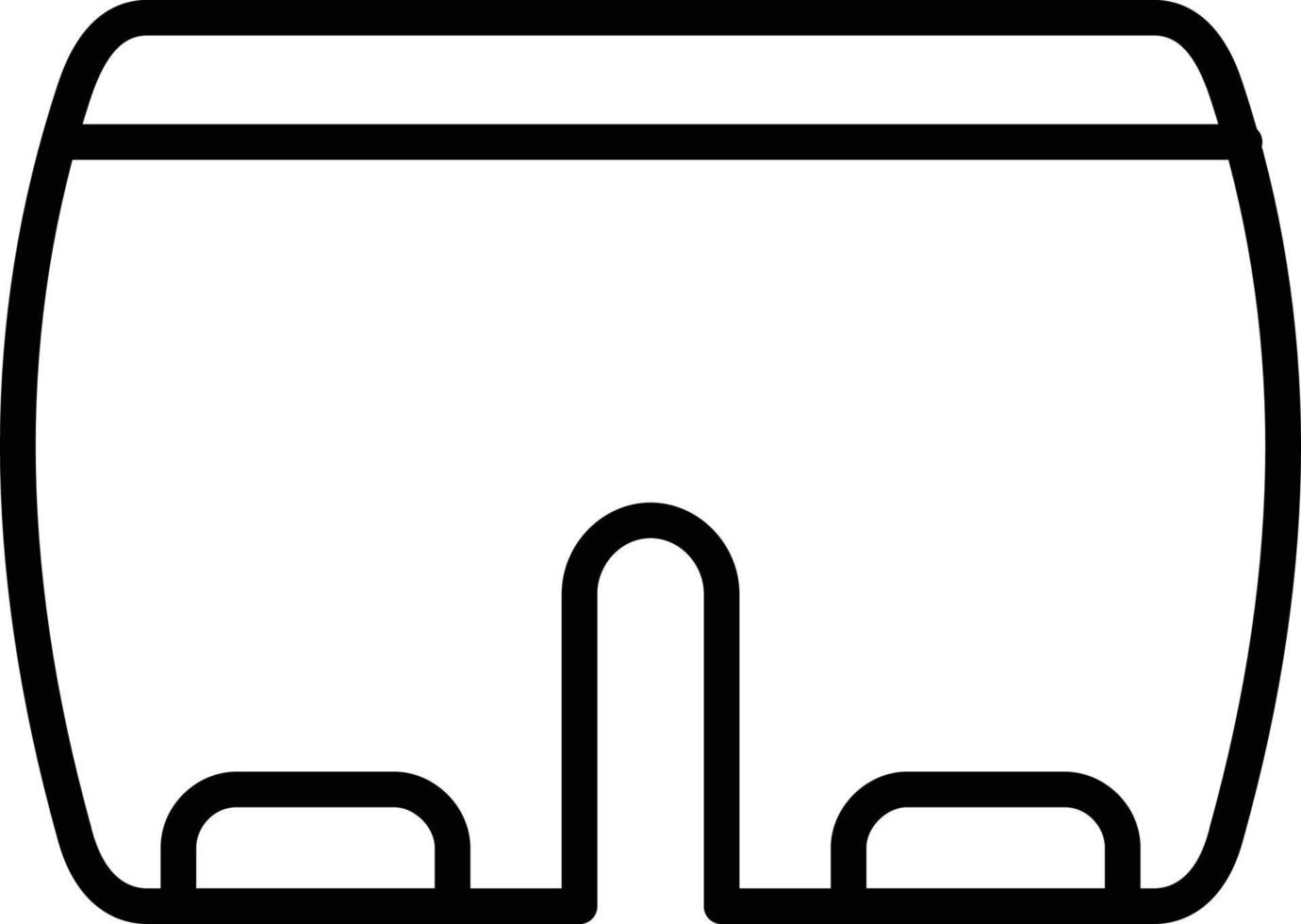 Short Line Icon vector
