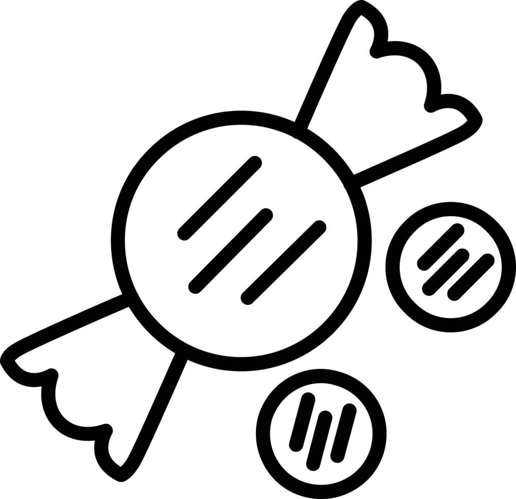 Candy Line Icon vector