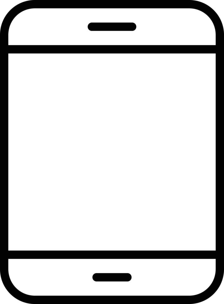 Mobile Line Line Icon vector