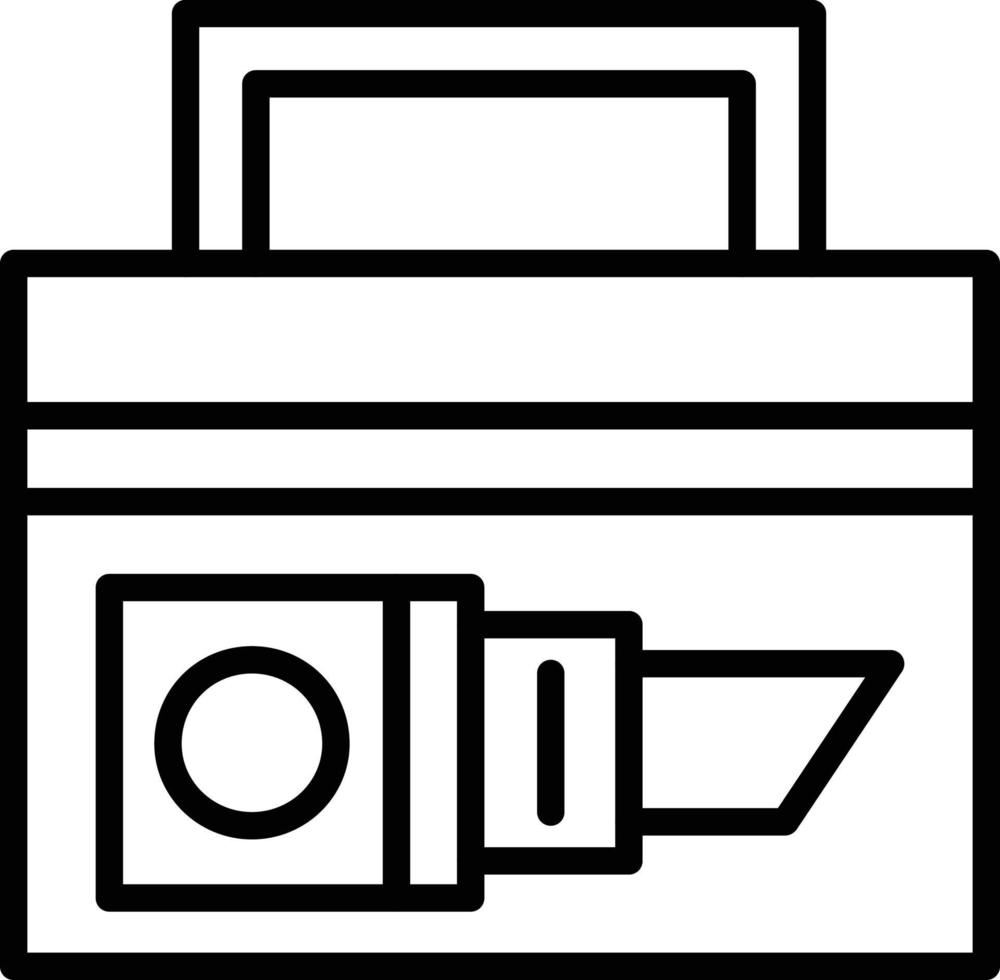 Make Up Bog Line Icon vector