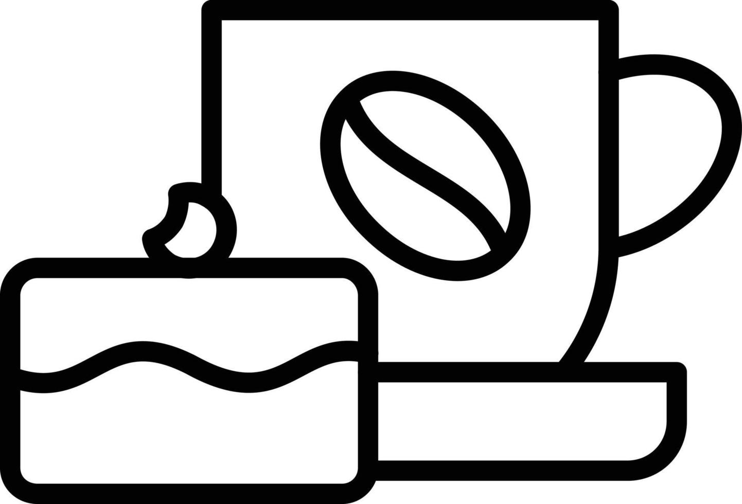 Coffee Line Icon vector
