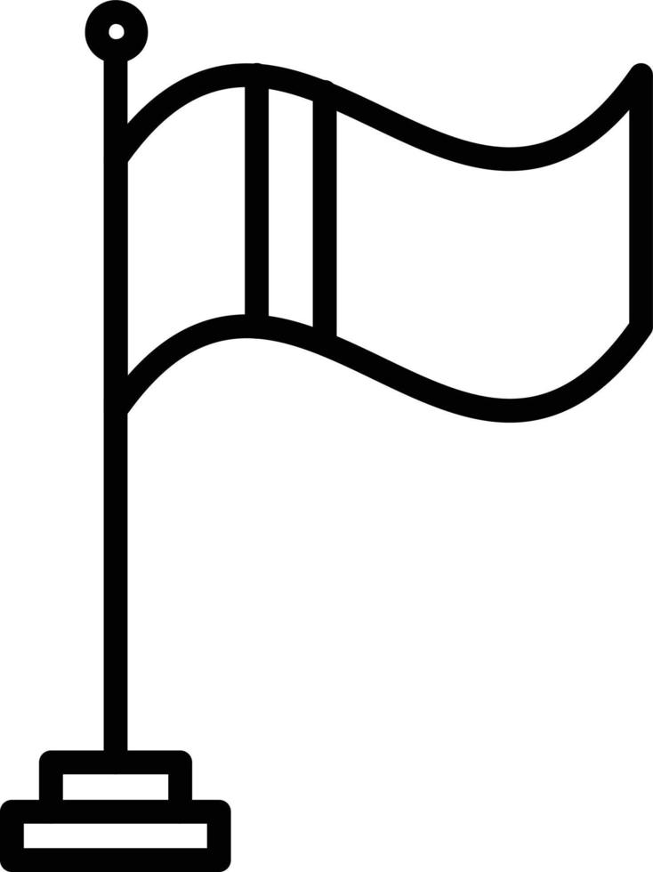 FlagLine Line Icon vector