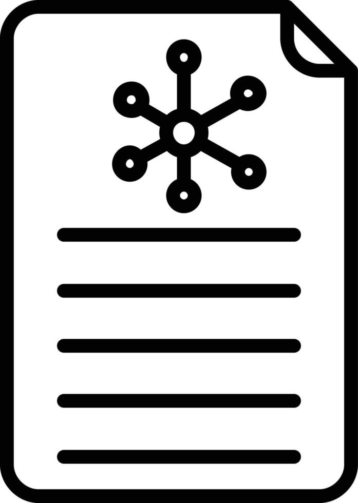 Experiment Line Icon vector