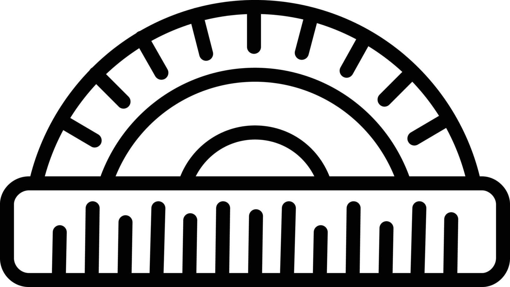 Protractor Line Icon 10320269 Vector Art at Vecteezy