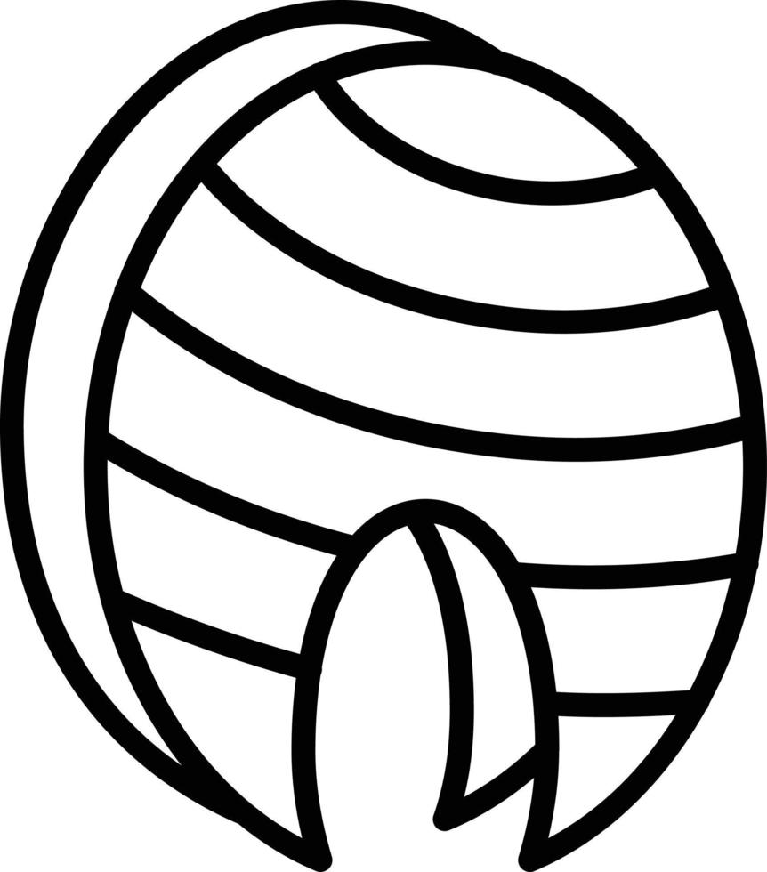 Salmon Line Icon vector