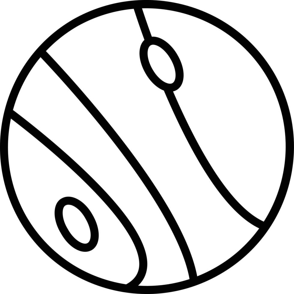 Pluto Line Icon vector