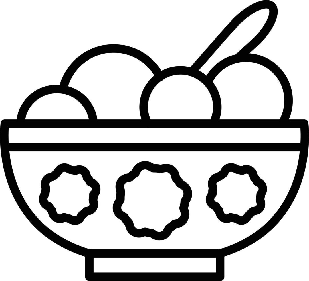 Cereal Line Icon vector