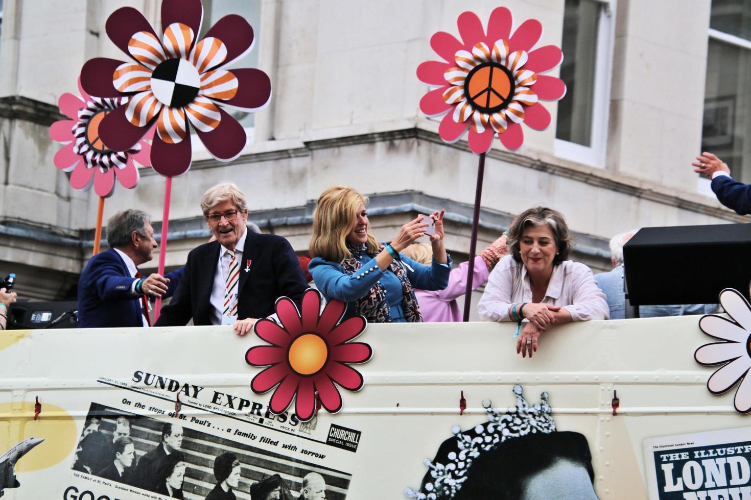 London in the UK in June 2022. A view of the Platinum Jubilee Parade photo