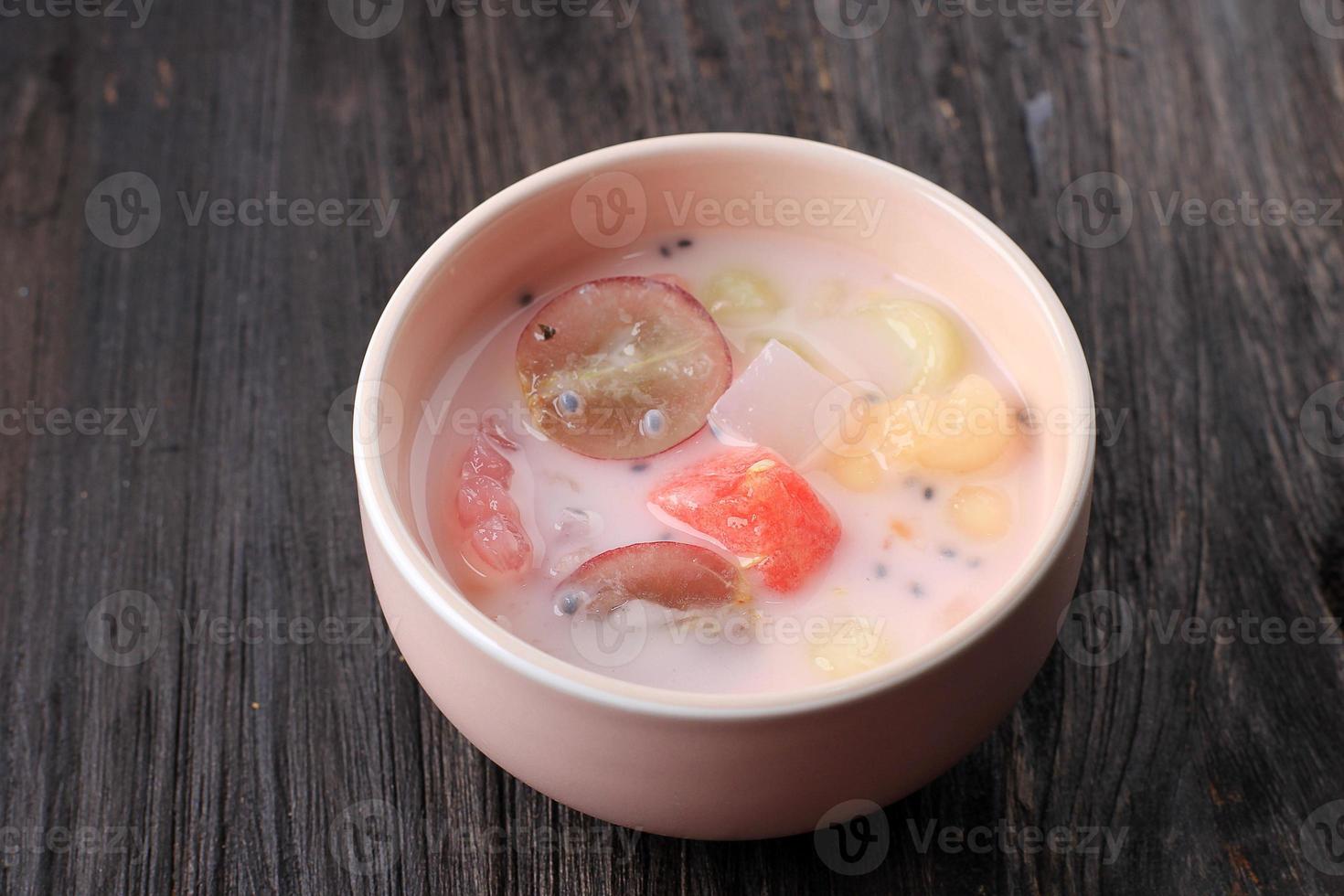 Es Buah Campur Mixed Fruit Ice for Takjil Ramadan photo