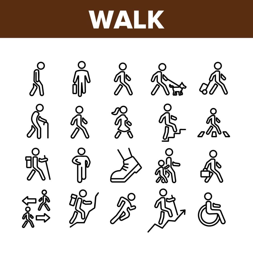 Walking Icon Vector Art, Icons, and Graphics for Free Download