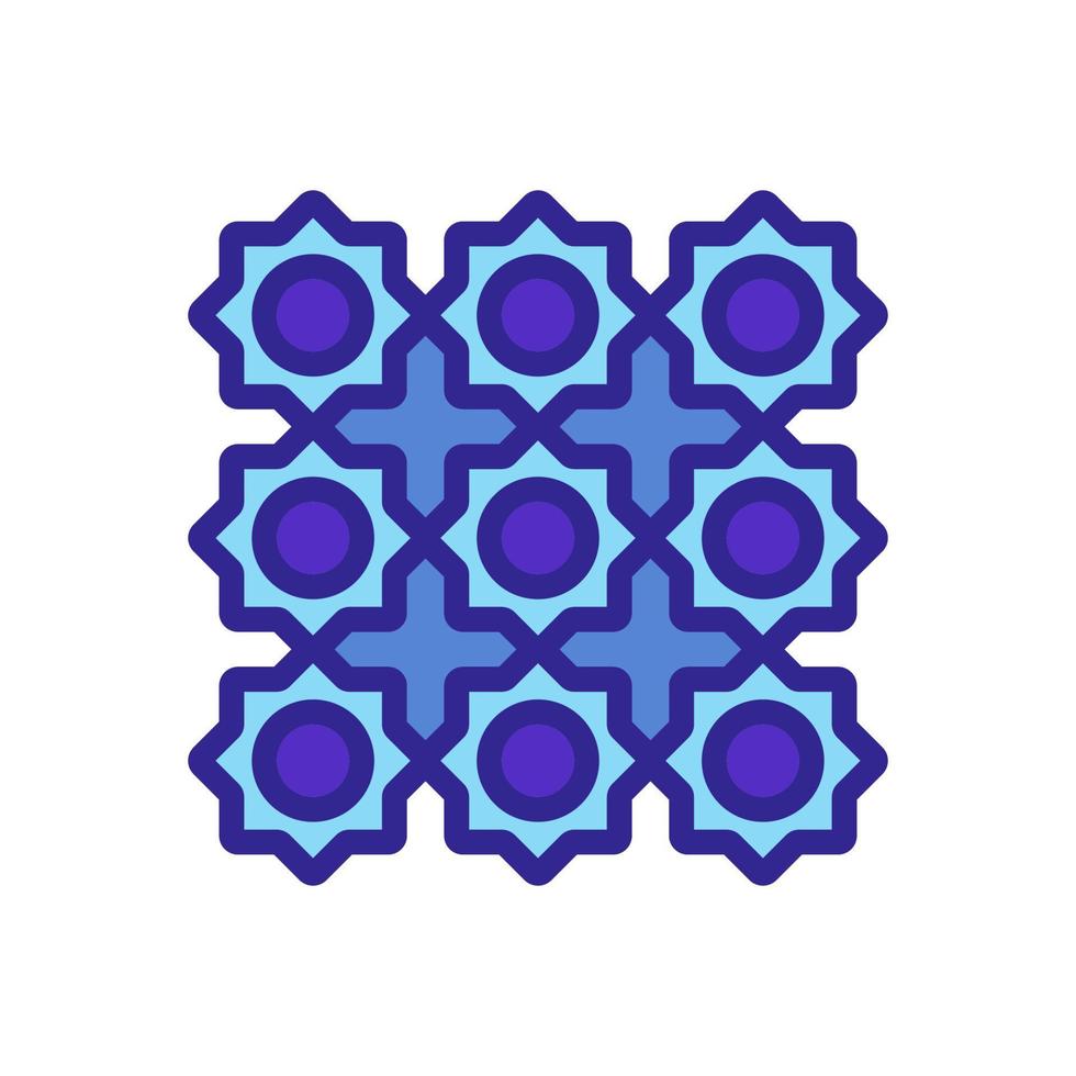 laying tile icon vector outline illustration