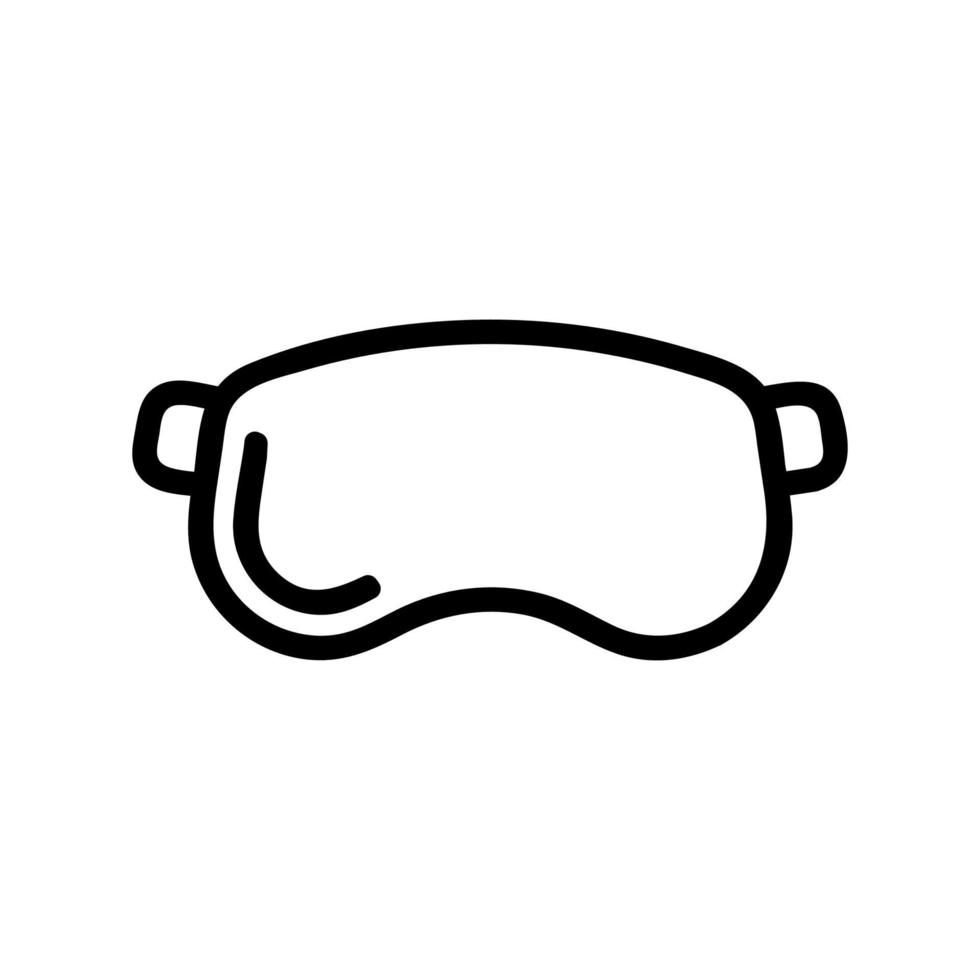 vector de icono militar de gafas. ilustración de símbolo de contorno aislado