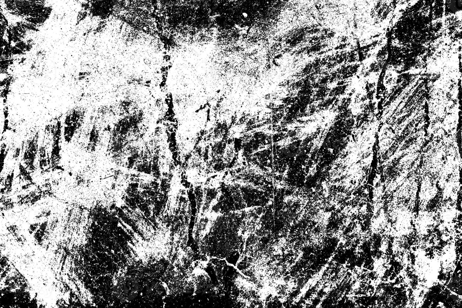 Black grunge dust and scratches distressed design. Dirty grunge texture photo editor layer. Black and white overlay grunge abstract background.