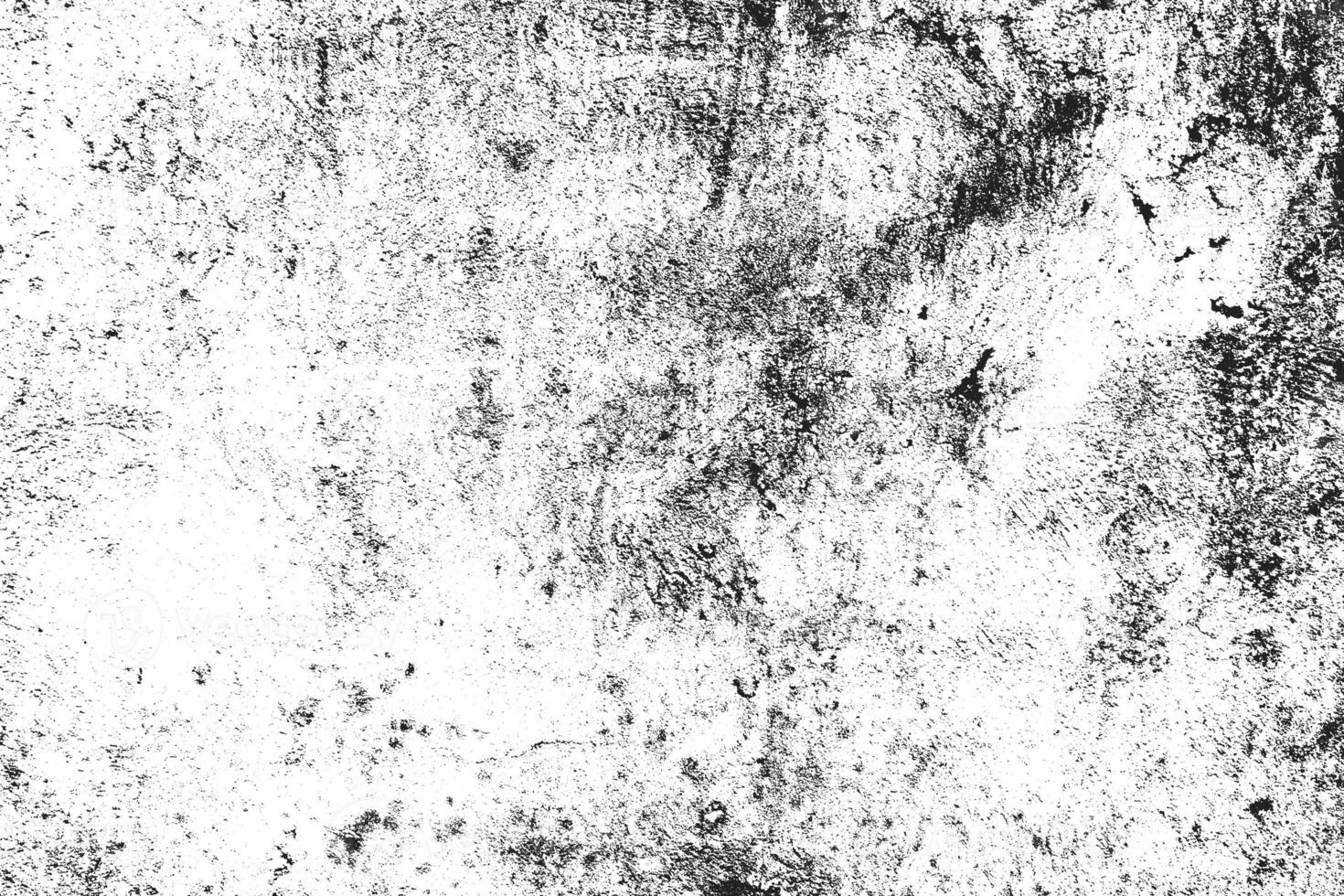 Overlay distress grain monochrome effect. Black and white overlay Scratched paper texture, concrete texture for background. photo