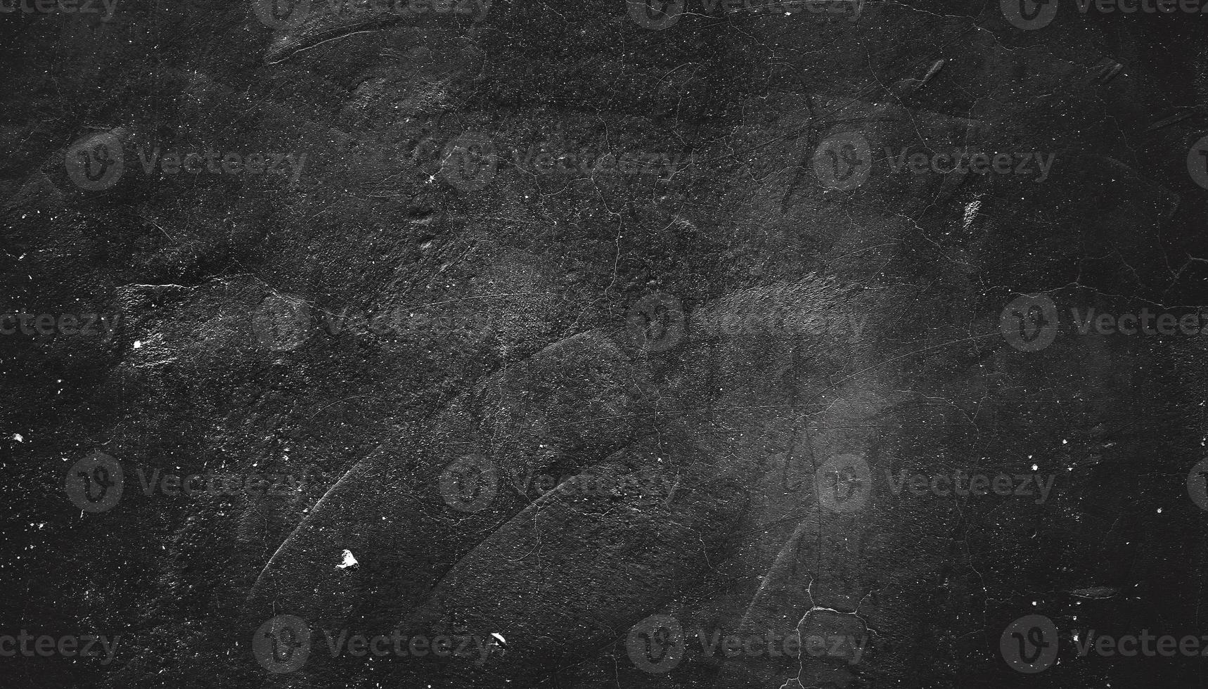 Scary dark walls, slightly light black concrete cement texture for background. surface dark grunge panorama landscape photo