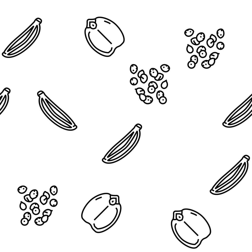 Seed Plant Agriculture Culture Vector Seamless Pattern