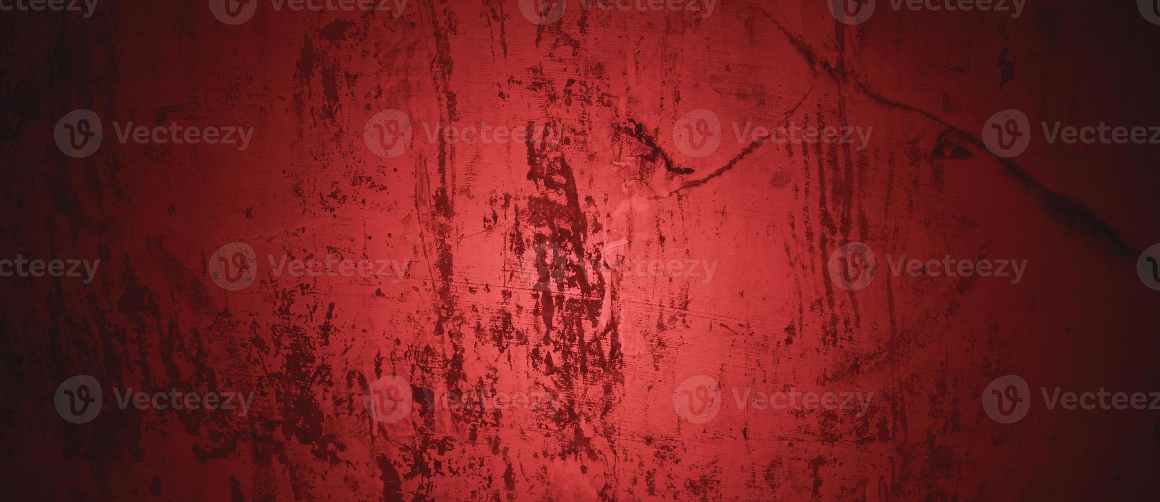 Dark red Wall Texture Background. Halloween background scary. Red and Black grunge background with scratches photo