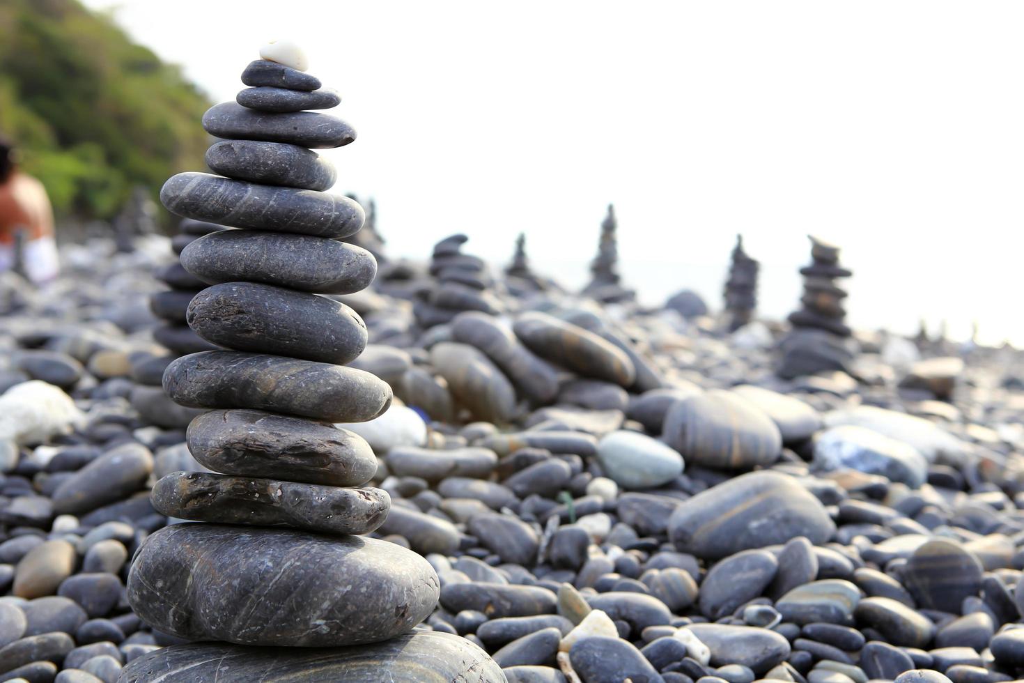 pebble on island, Lipe island, Thailand photo