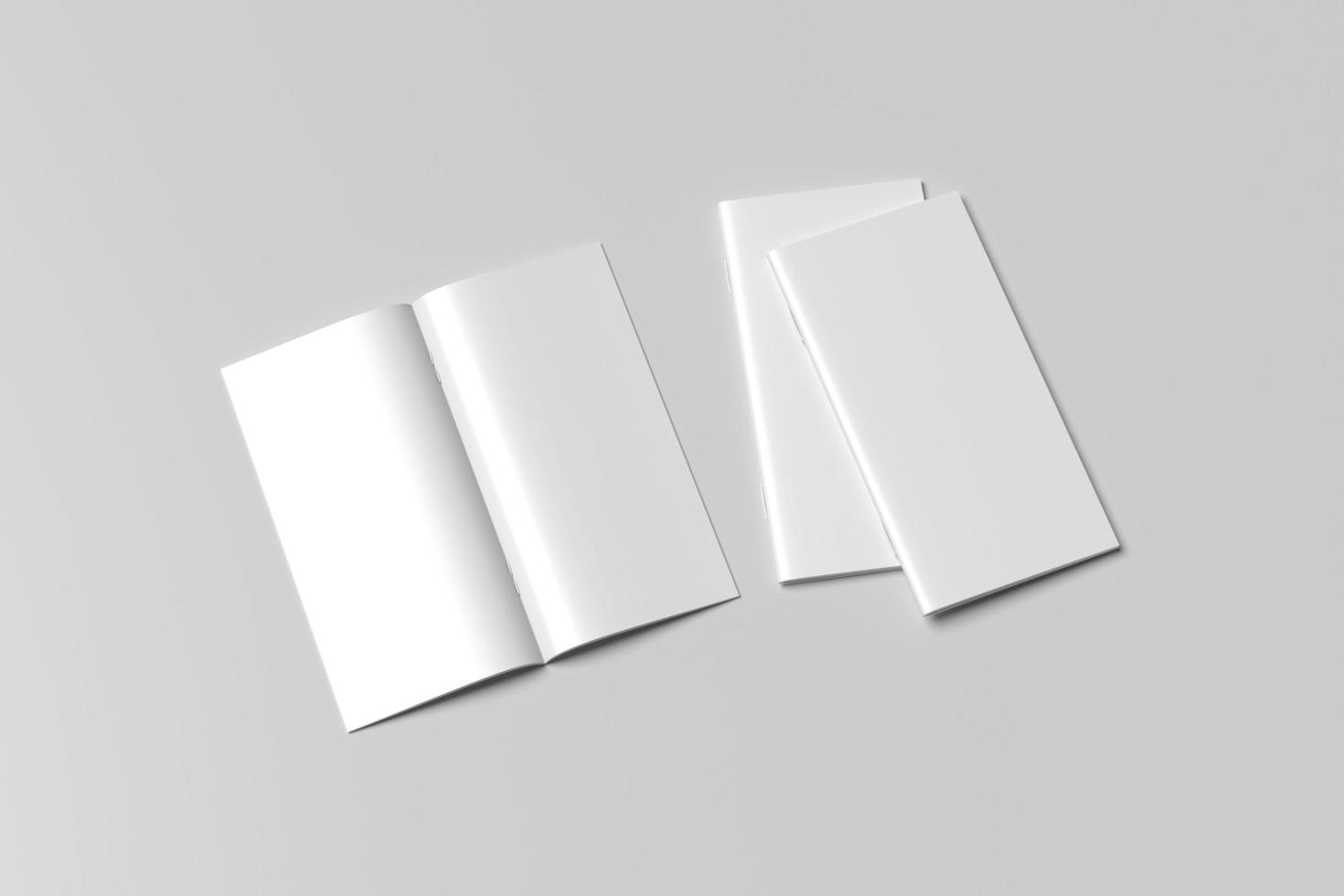 DL BIFOLD BROCHURE BLANK MOCKUPS photo