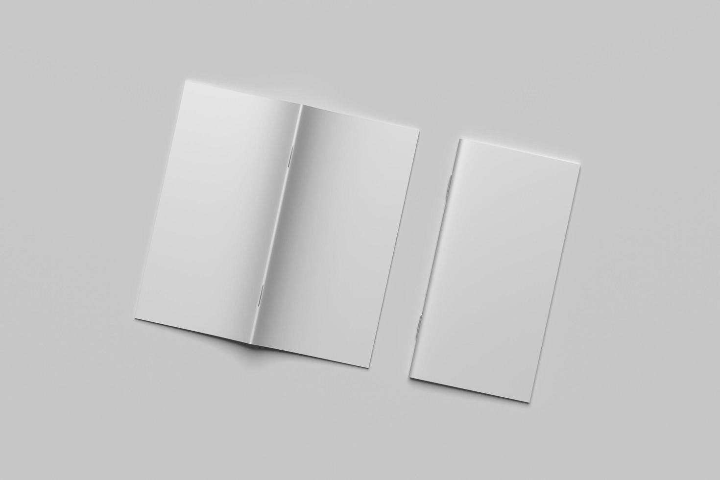 DL BIFOLD BROCHURE BLANK MOCKUPS photo