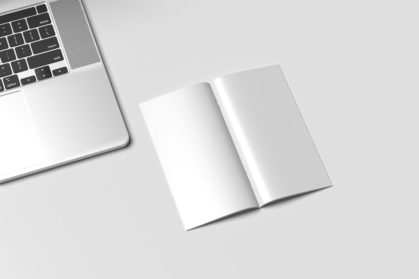 DL BIFOLD BROCHURE BLANK MOCKUPS photo