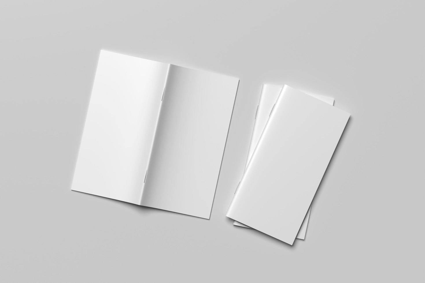 DL BIFOLD BROCHURE BLANK MOCKUPS photo