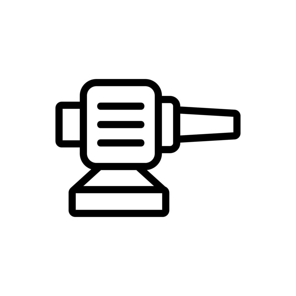 electric water pump icon vector outline illustration