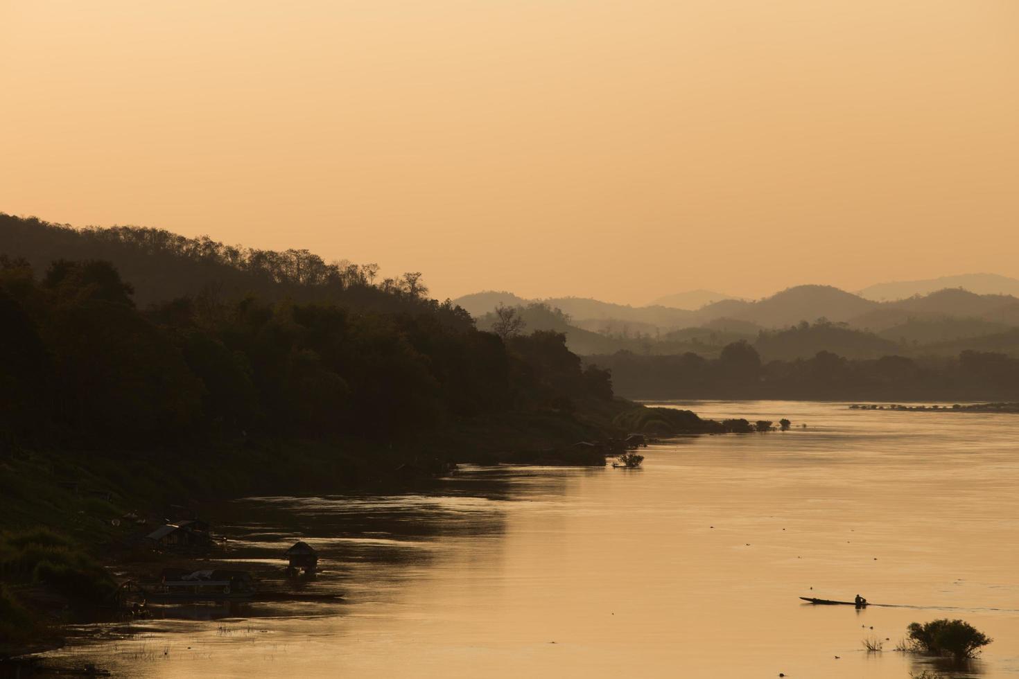 mekong river, thailand and laos photo