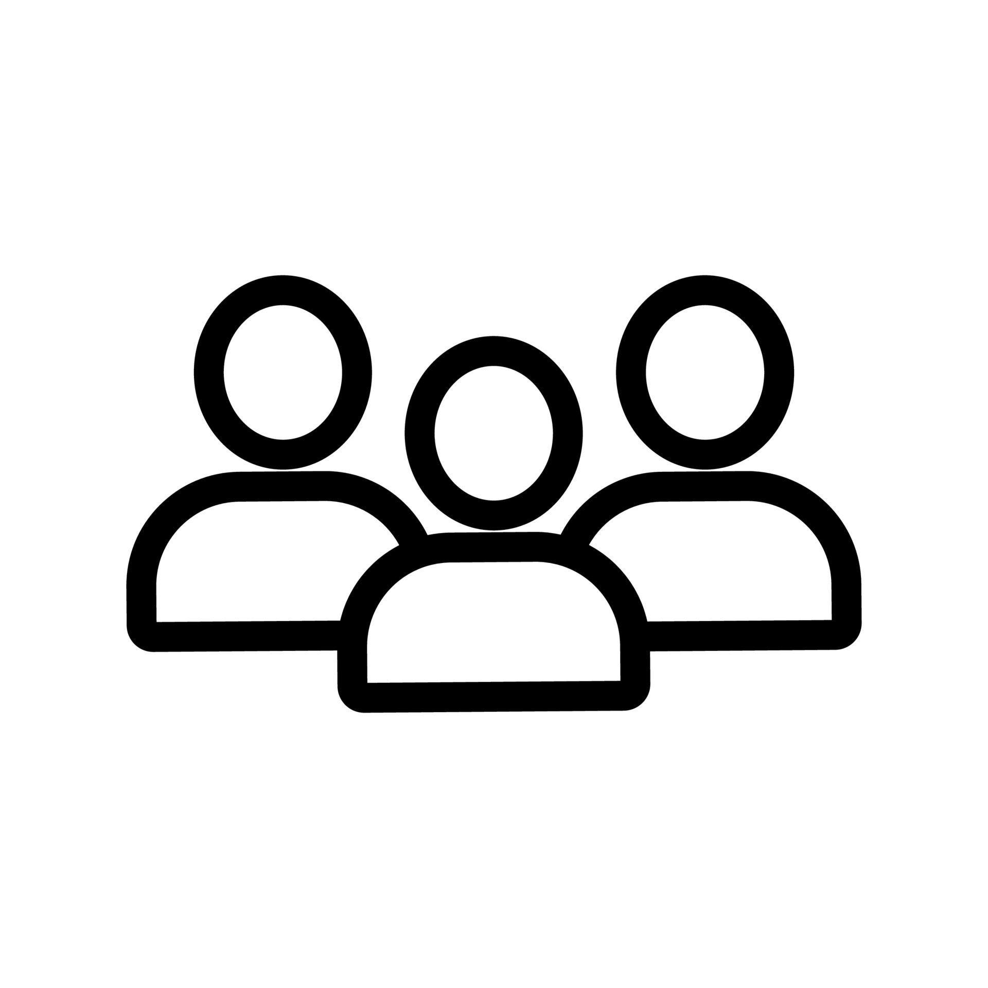 multiplayer vector icon mode. Isolated contour symbol illustration ...