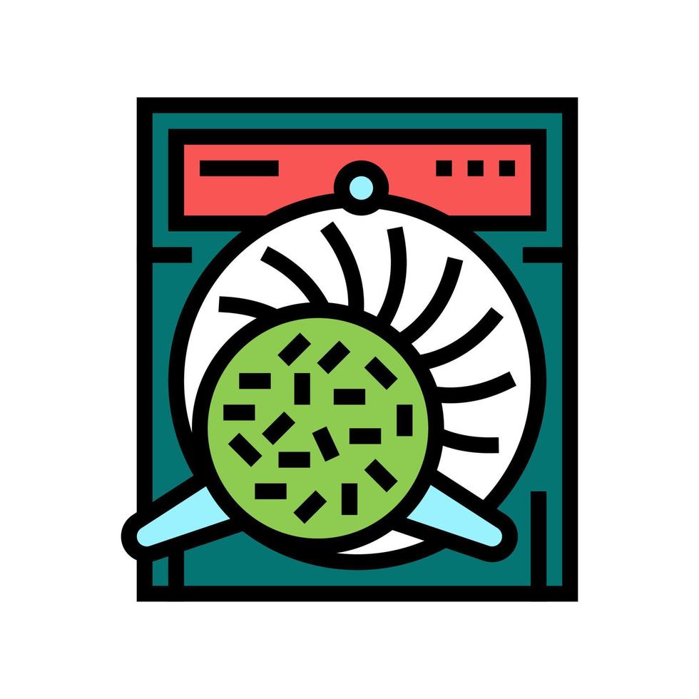 twisting tea color icon vector illustration