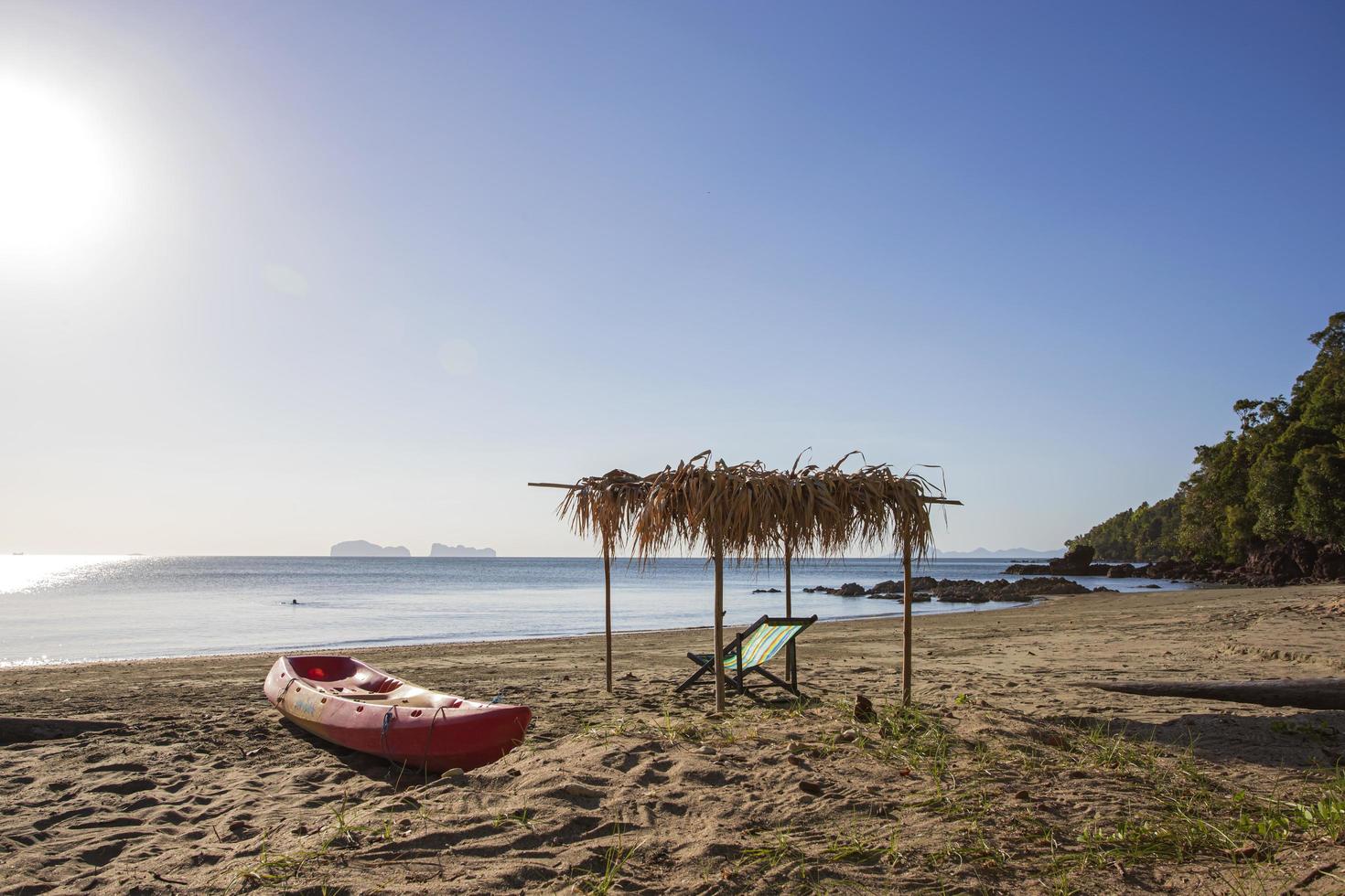 clear sky beach photo