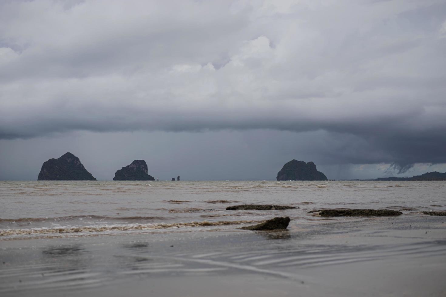 el mar tormentoso foto