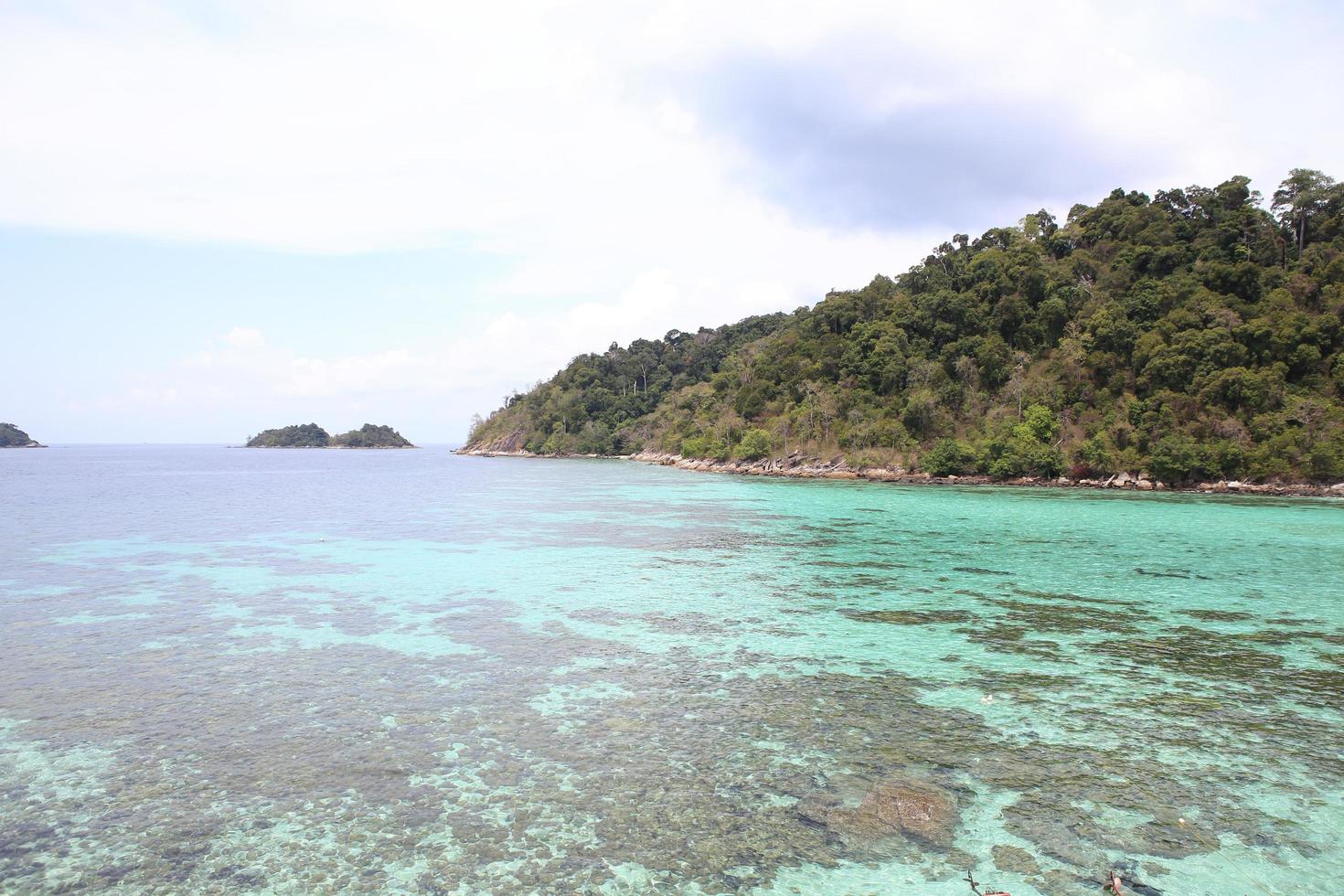 Beautiful tropical landscape. Lipe island, Thailand photo