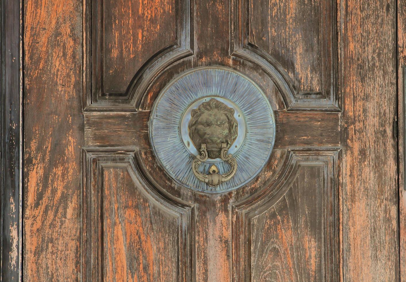 the lion's head door knocker photo