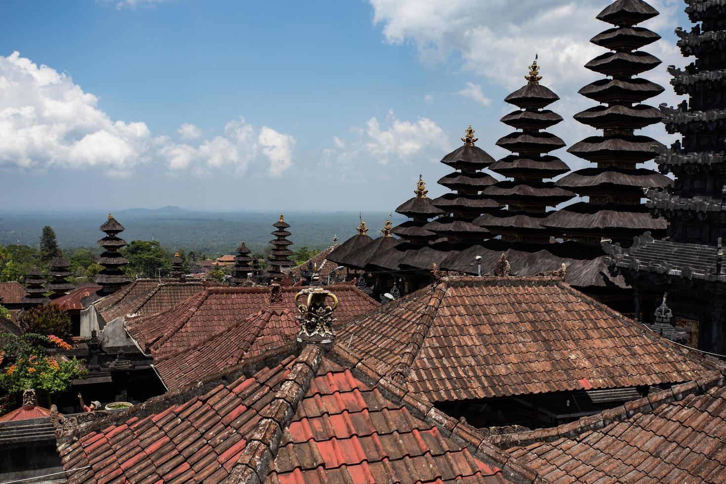 Besakih complex Pura Penataran Agung ,Hindu temple of Bali, Indonesia photo