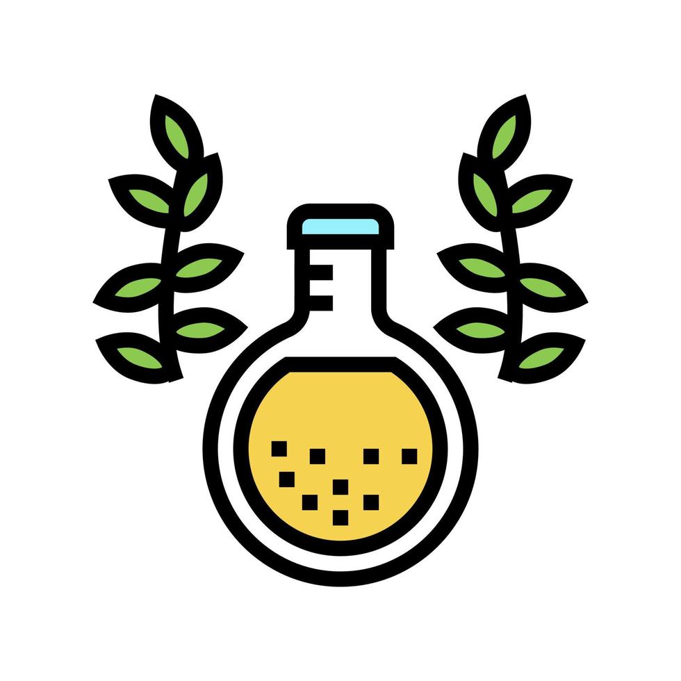 elixir phytotherapy color icon vector illustration