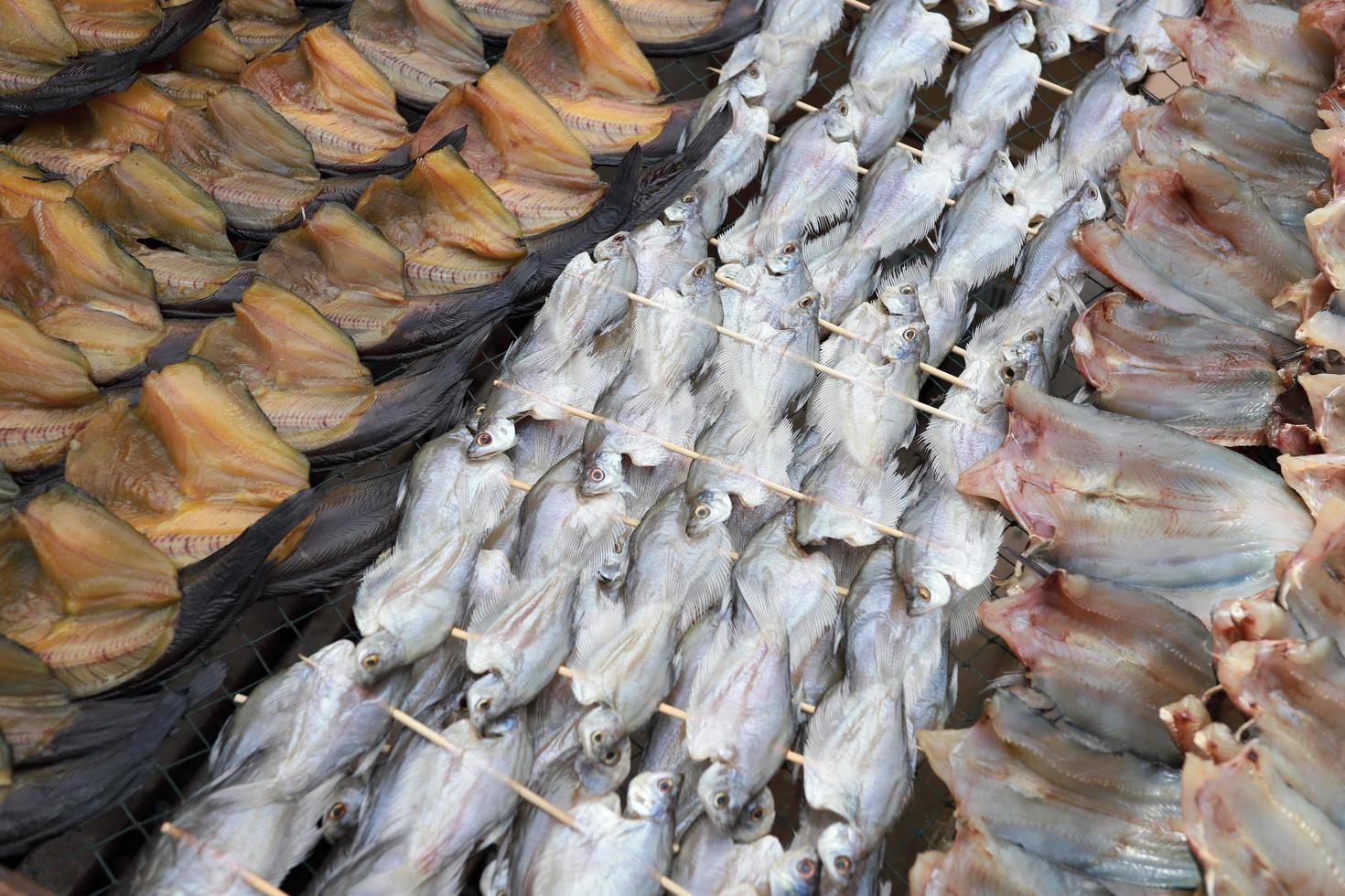 Sun-dried salted fish photo