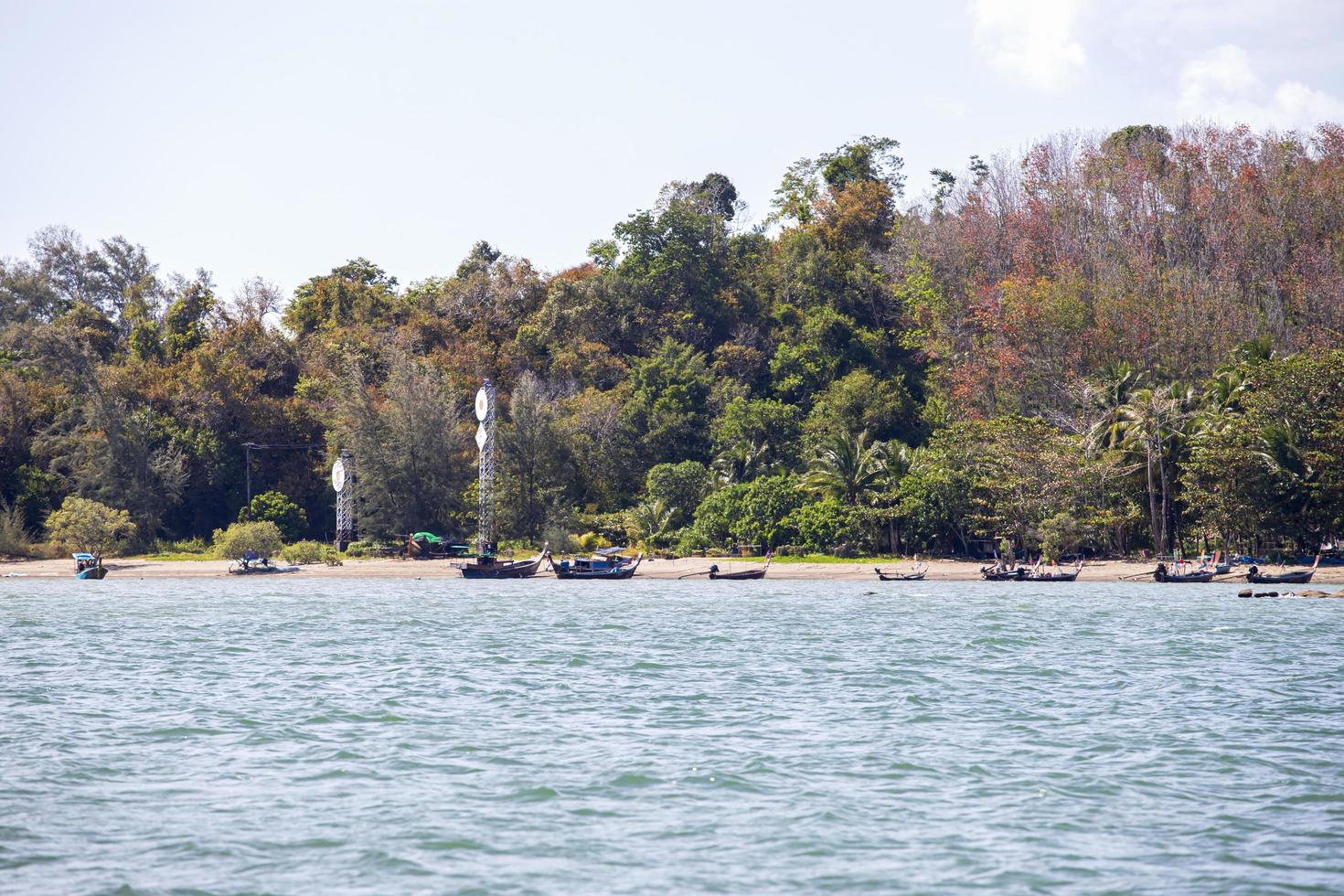 clear sky beach photo