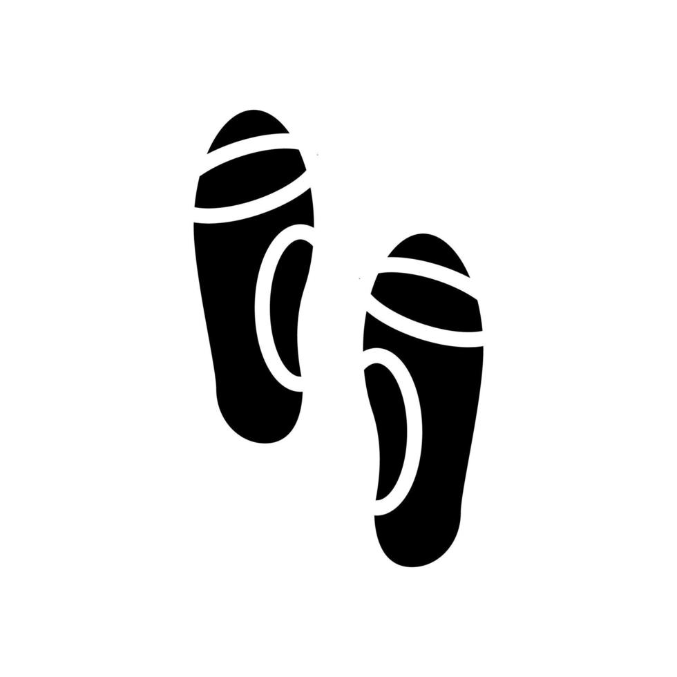 orthopedic insoles line icon vector illustration