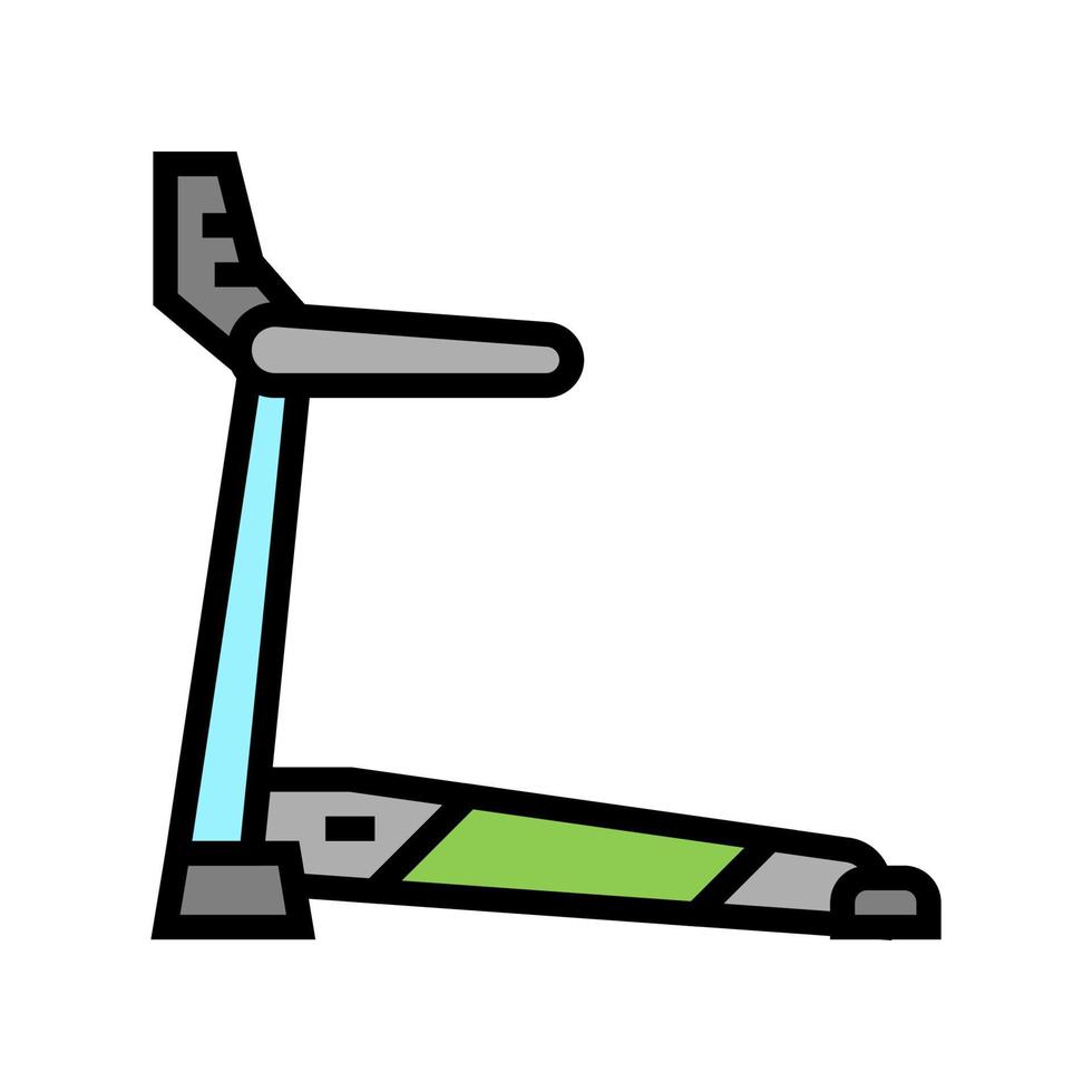 treadmill equipment color icon vector illustration