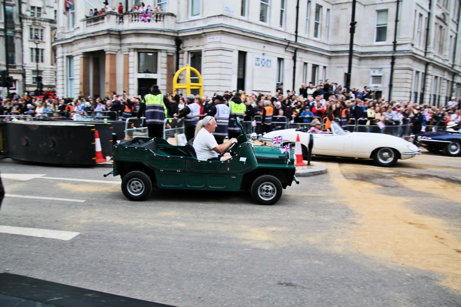 London in the UK in June 2022. A view of the Platinum Jubilee Parade photo