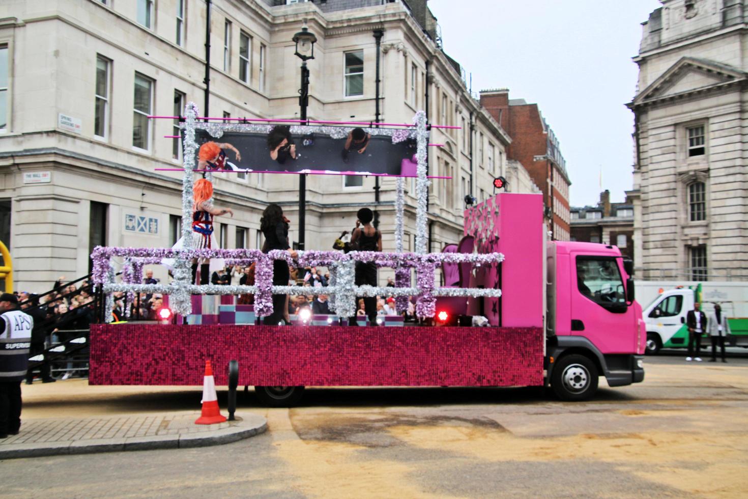 London in the UK in June 2022. A view of the Platinum Jubilee Parade photo