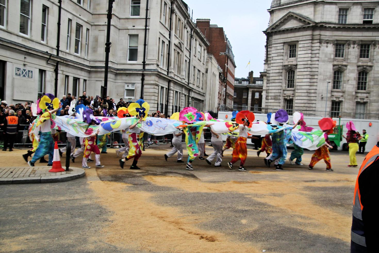 London in the UK in June 2022. A view of the Platinum Jubilee Parade photo