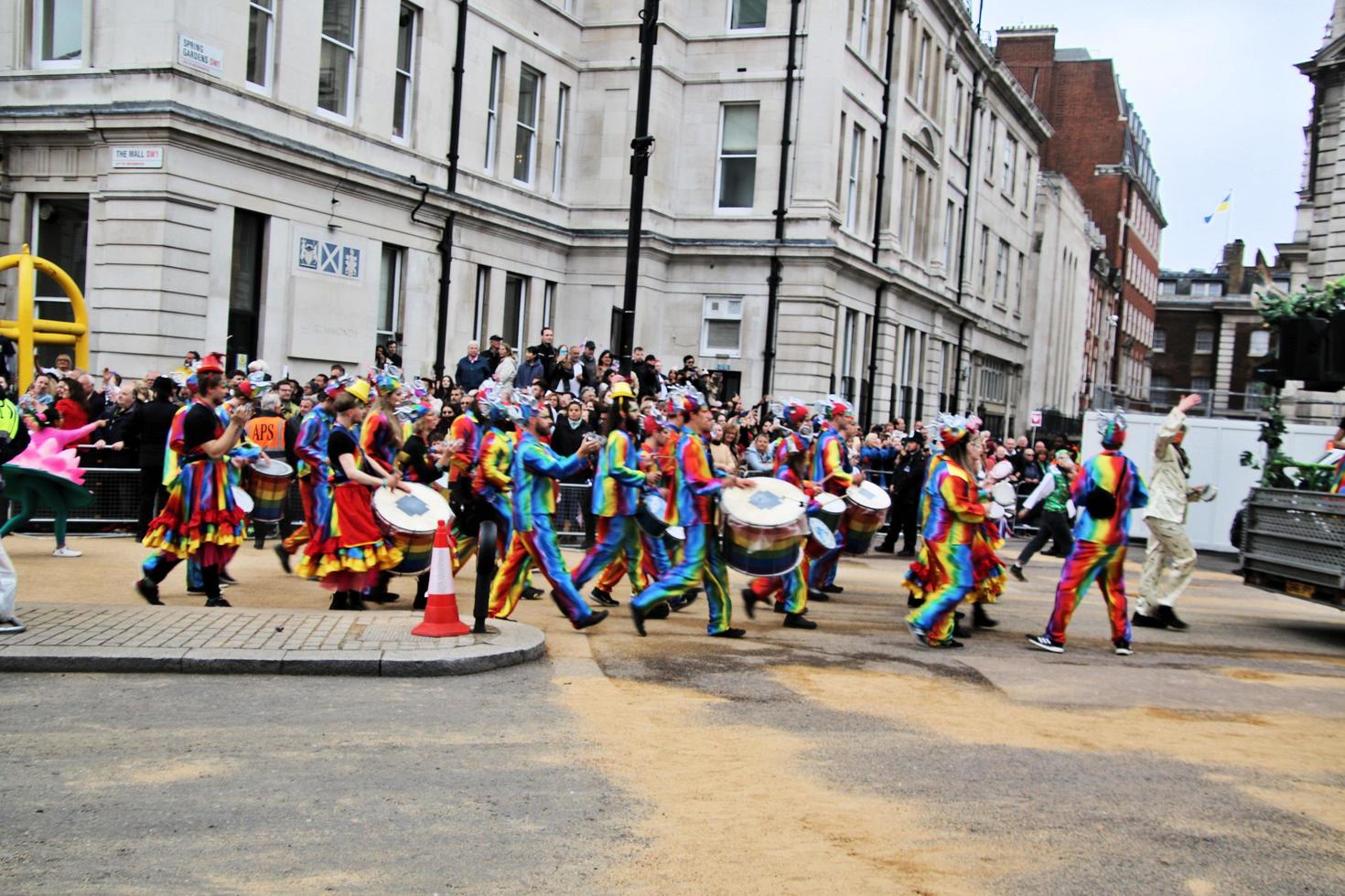 London in the UK in June 2022. A view of the Platinum Jubilee Parade photo