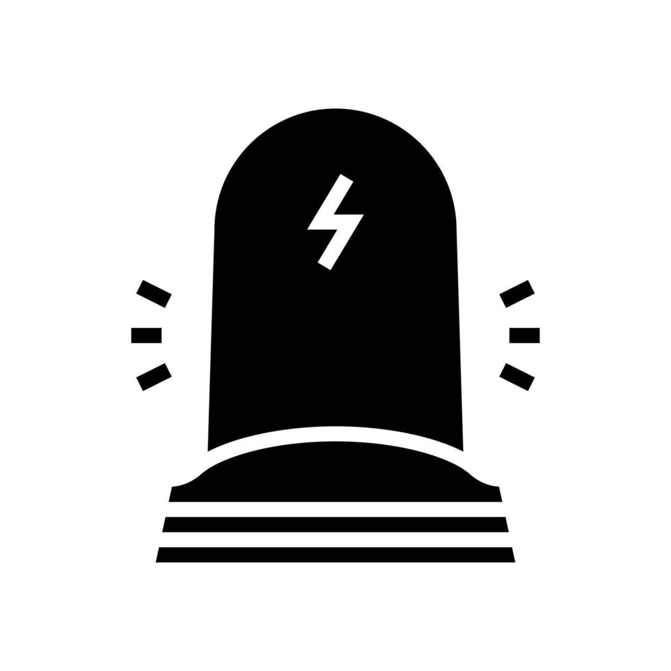 vertical phone charger glyph icon vector illustration