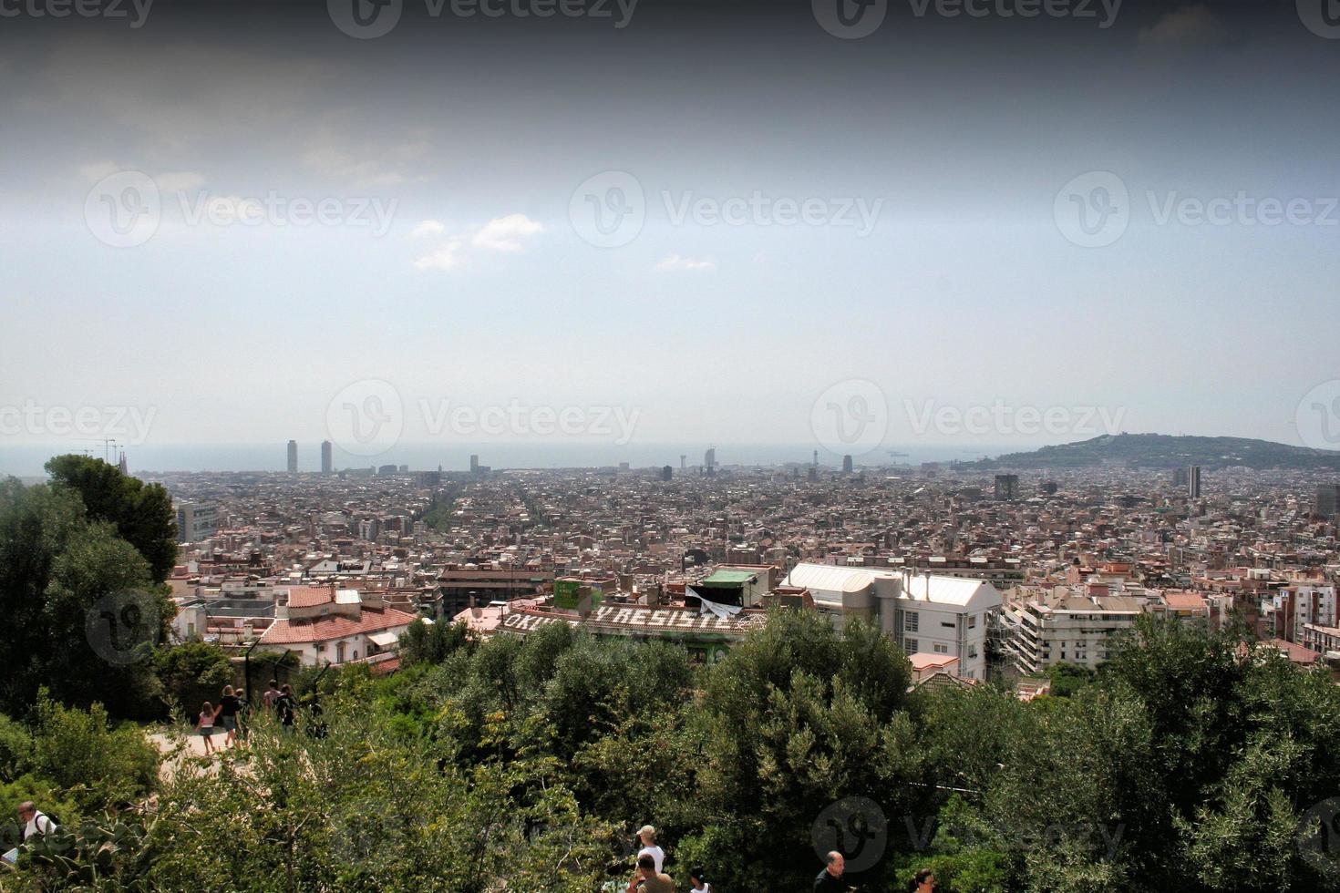 A view of Barcelona in Spain photo